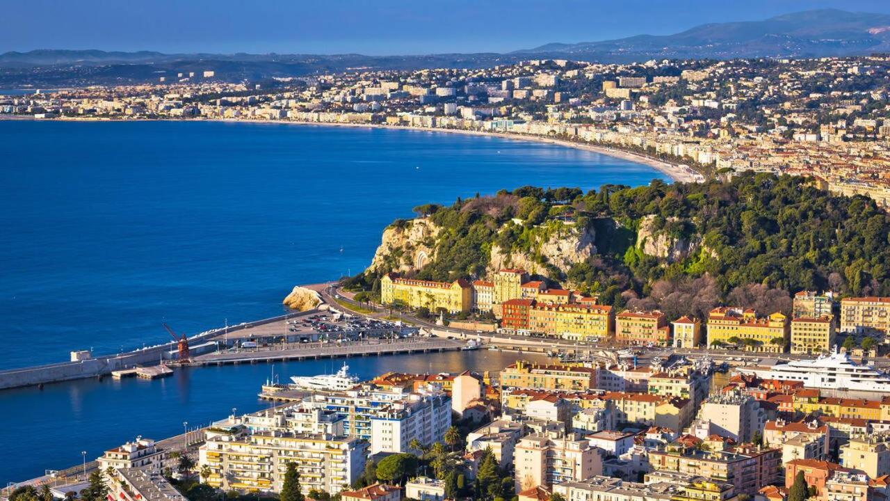 Beau 3 Pieces, 7 Pers, 2 Terrasses, Centre, Calme, Securite Lejlighed Nice Eksteriør billede